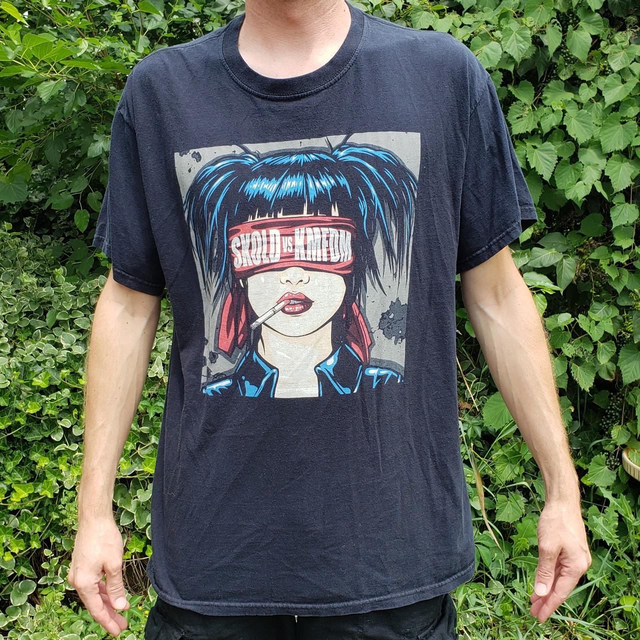 💸 PRICE CUT 💸 RARE Skold vs KMFDM graphic t-shirt... - Depop