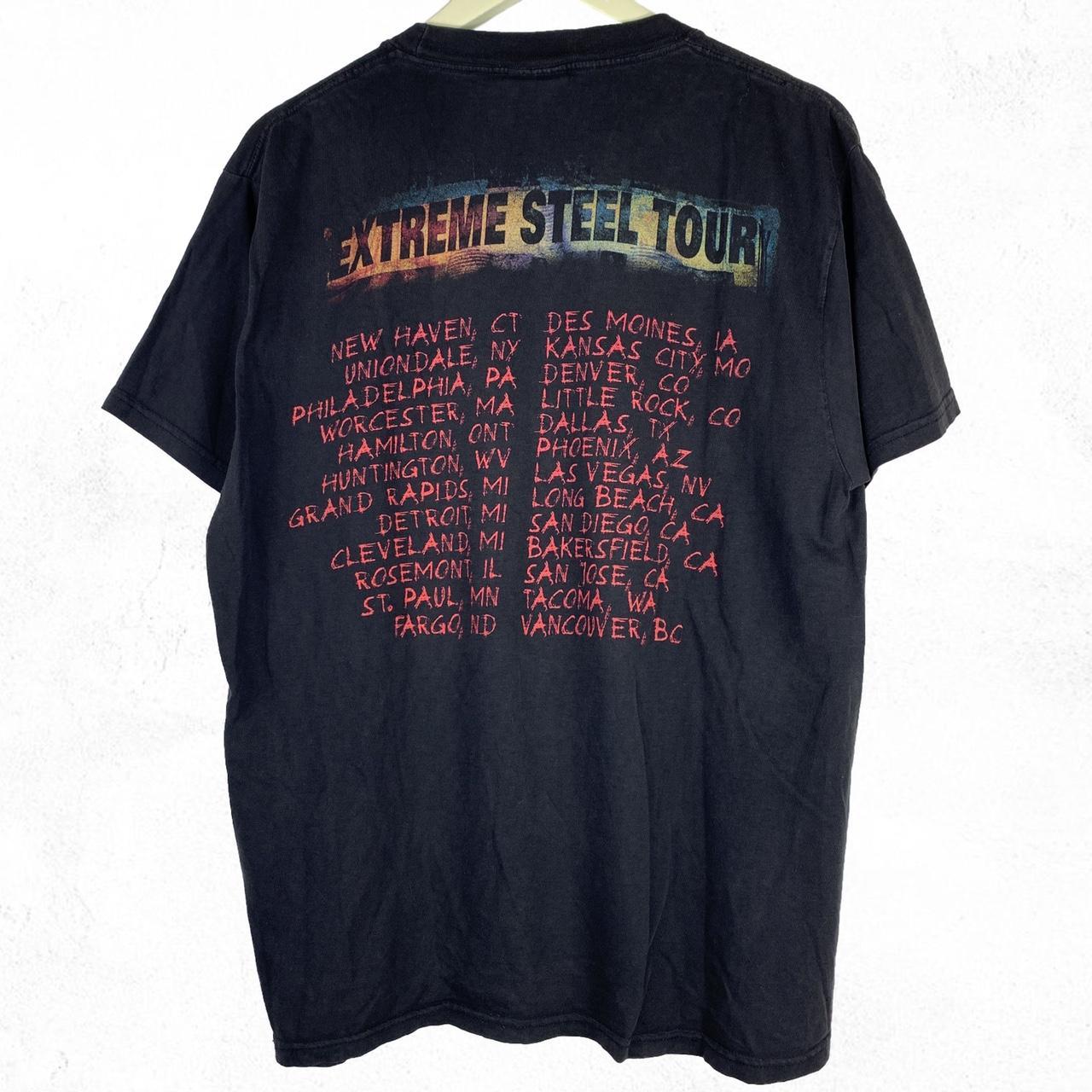 2001 original Extreme Steel Tour t-shirt Featuring... - Depop