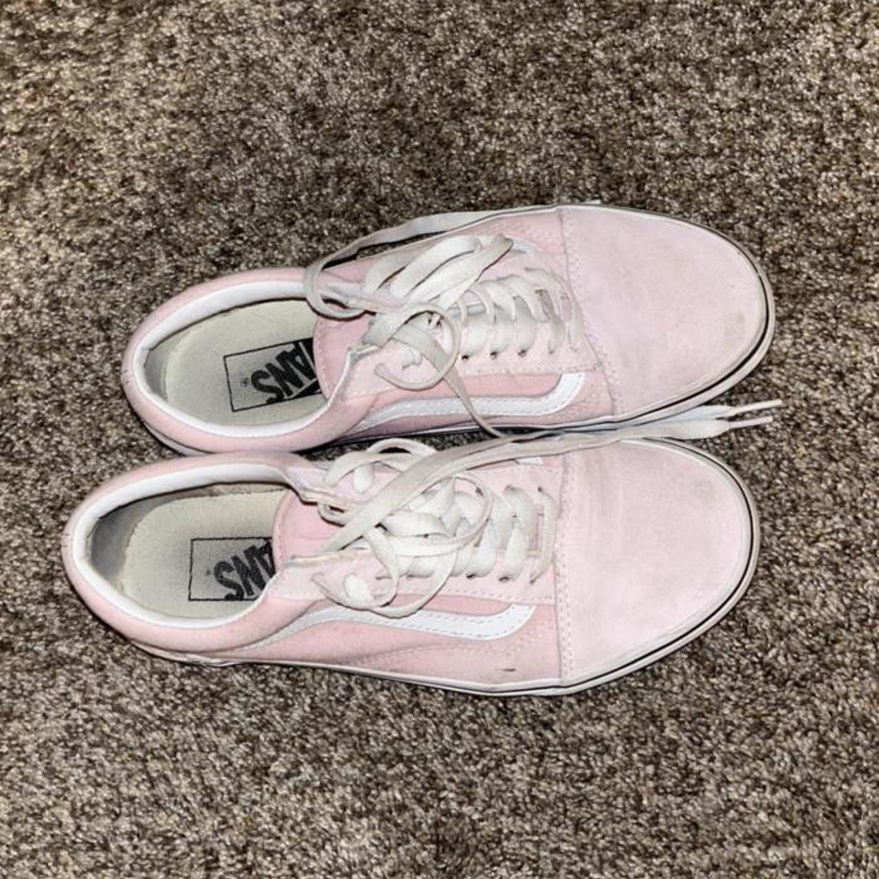 pink vans size 8