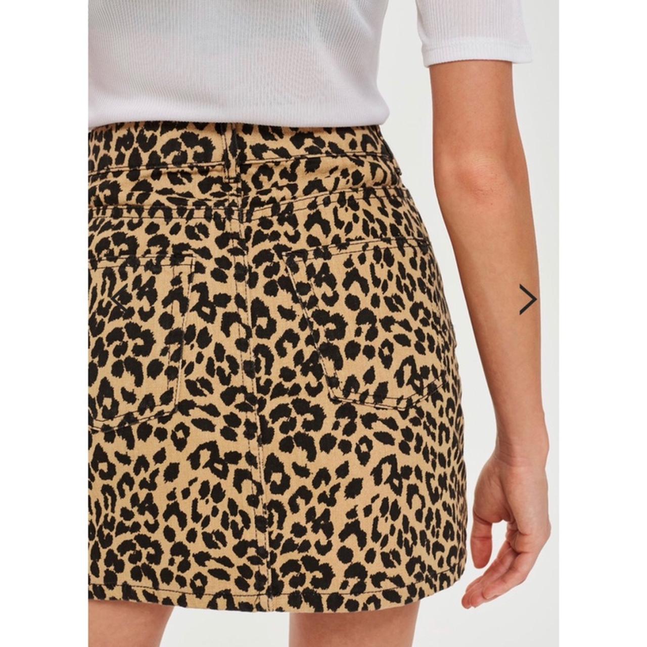 Buy Topshop women animal print belted mini skirt brown Online | Brands For  Less