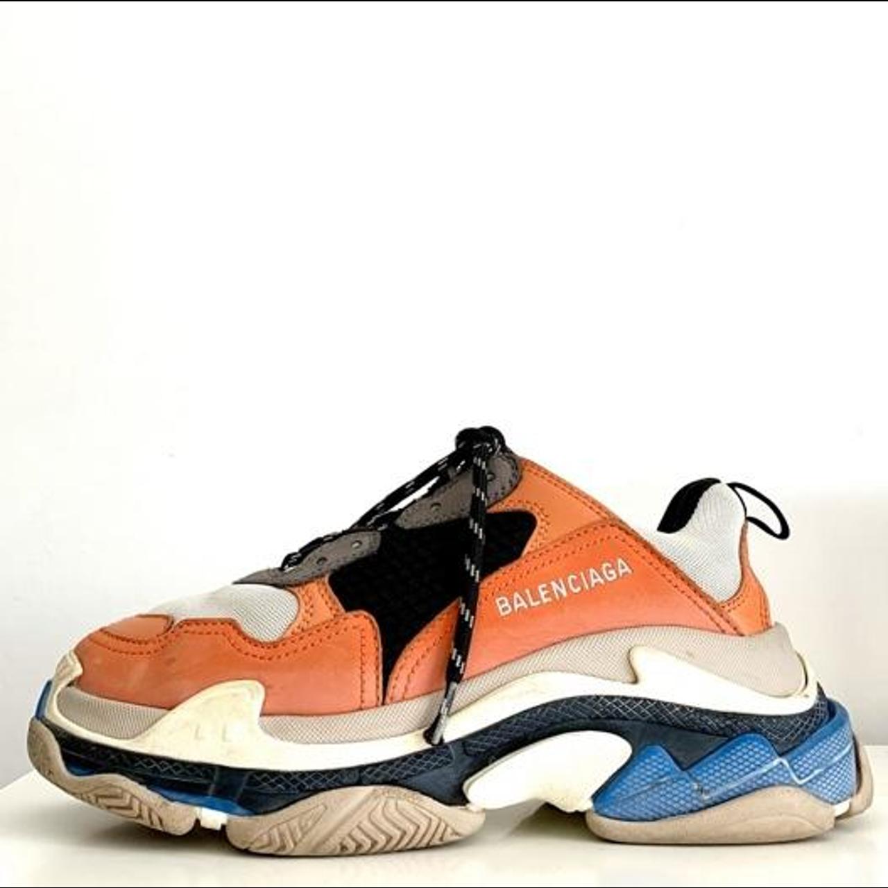 Balenciaga triple clearance s orange