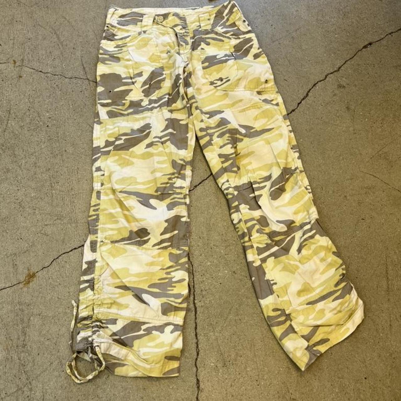 Yellow green cheap camo pants