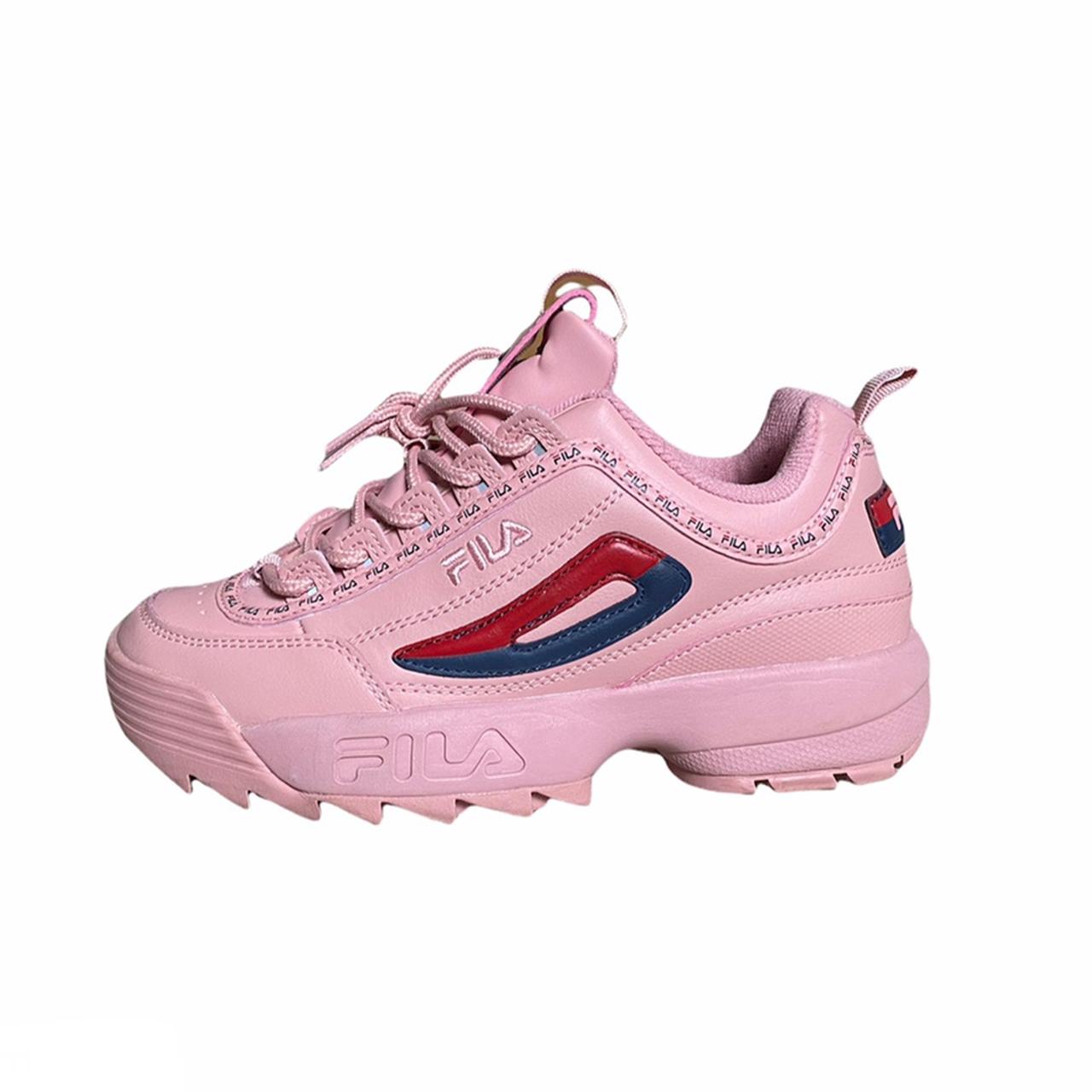 FILA DISRUPTOR II PREMIUM REPEAT (Women’s) PINK... - Depop