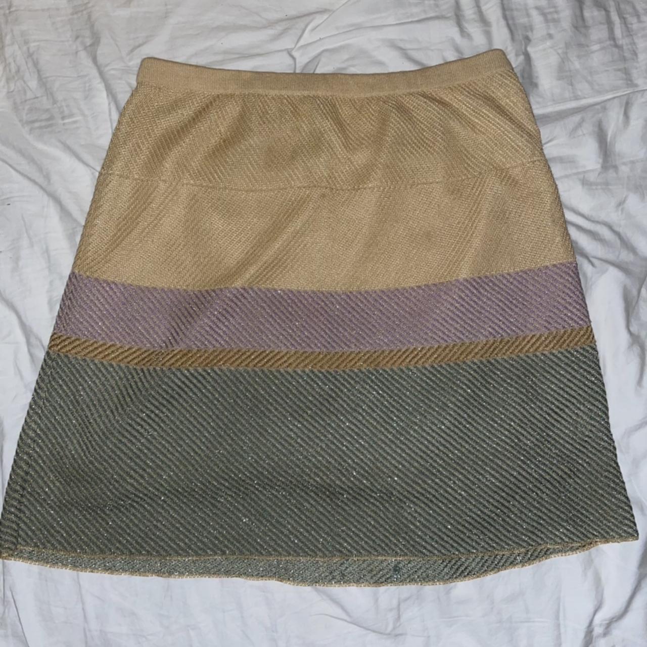 Vintage MISSONI knit sparkly skirt - tag is a size... - Depop