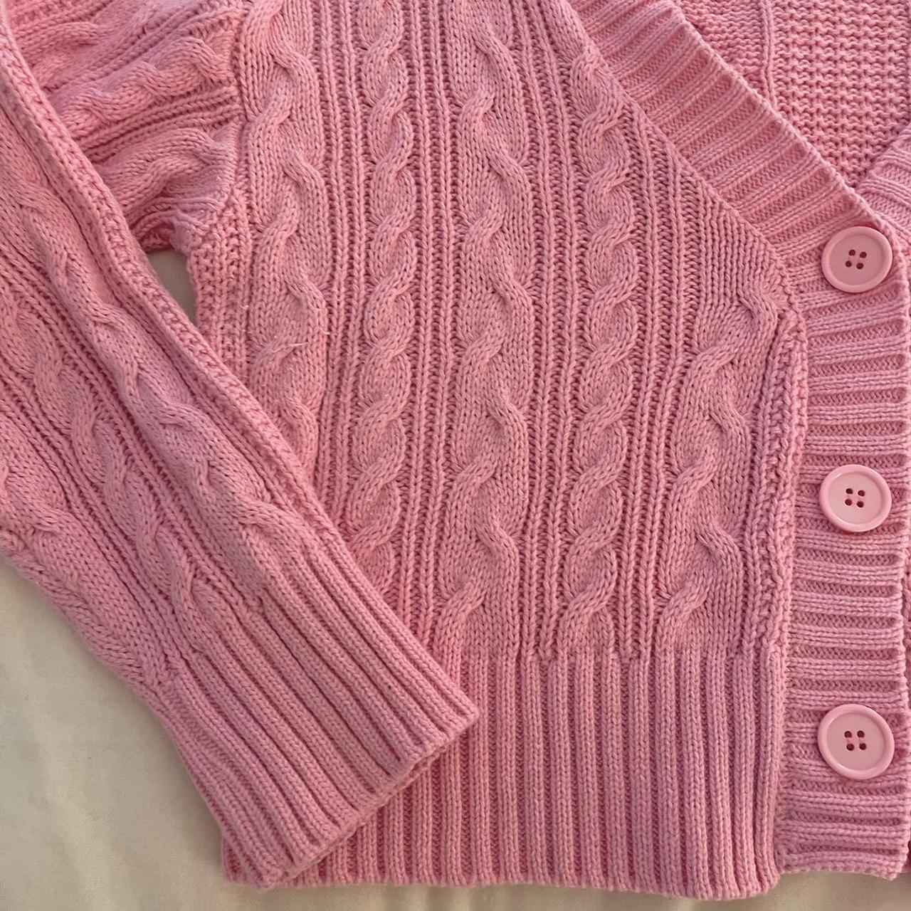 Product Image 2 - PINK CROP CARDIGAN 

•forever 21