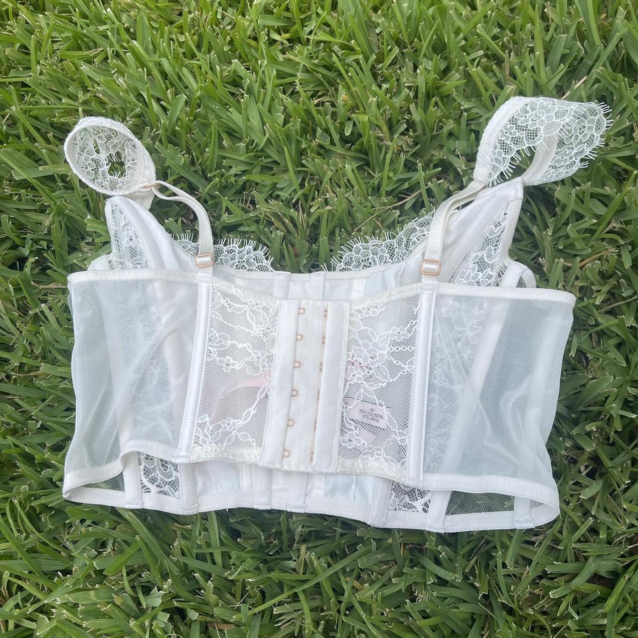 adorable Victoria’s Secret white corset. brand new... Depop