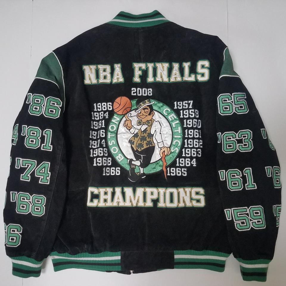 Boston celtics cheap championship jacket