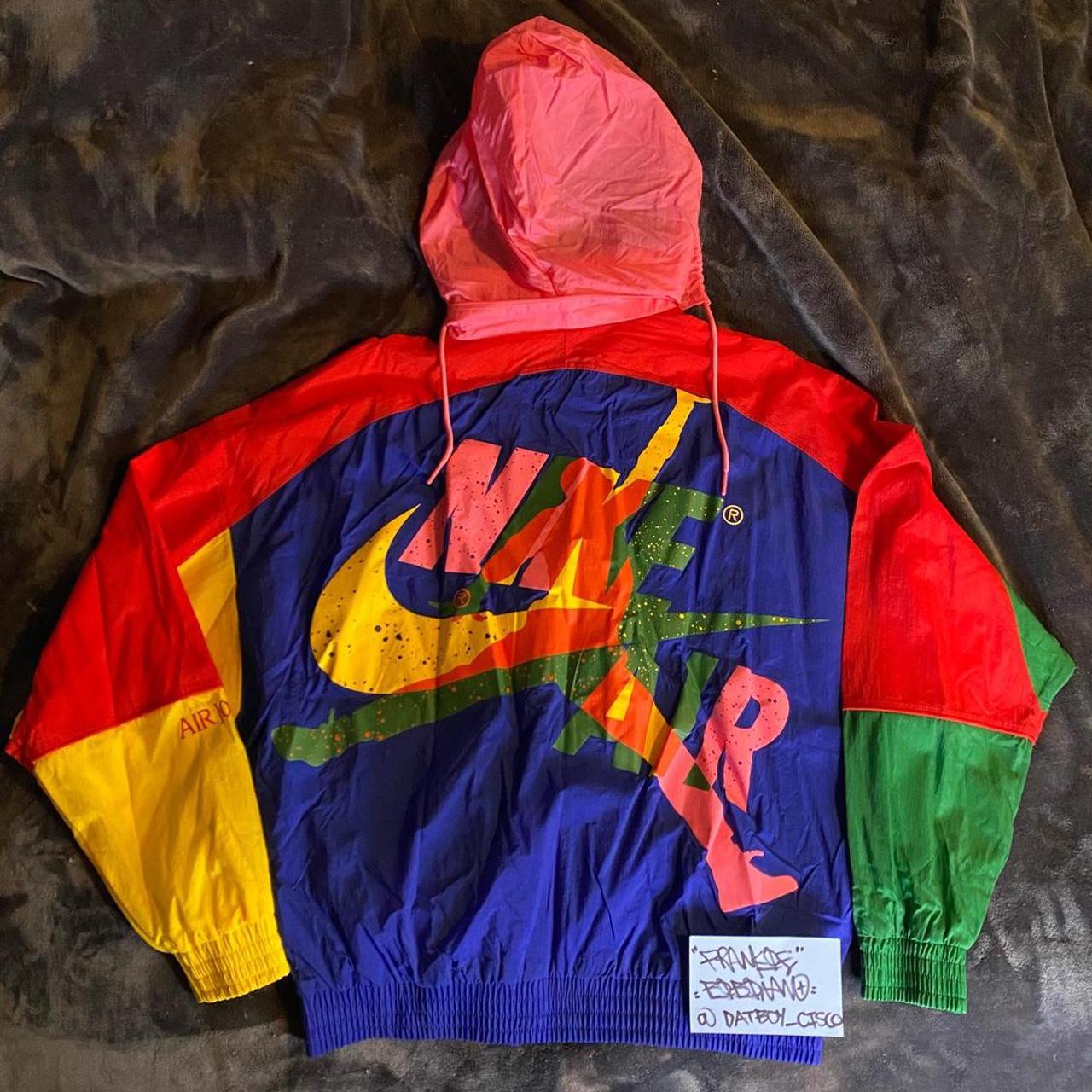 Air Jordan Windbreaker Size Large Fits Like Medium - Depop