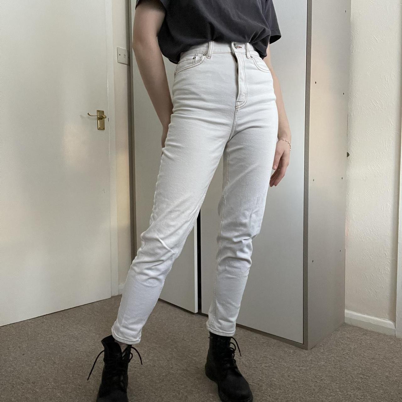 H&M Men's White Jeans Depop