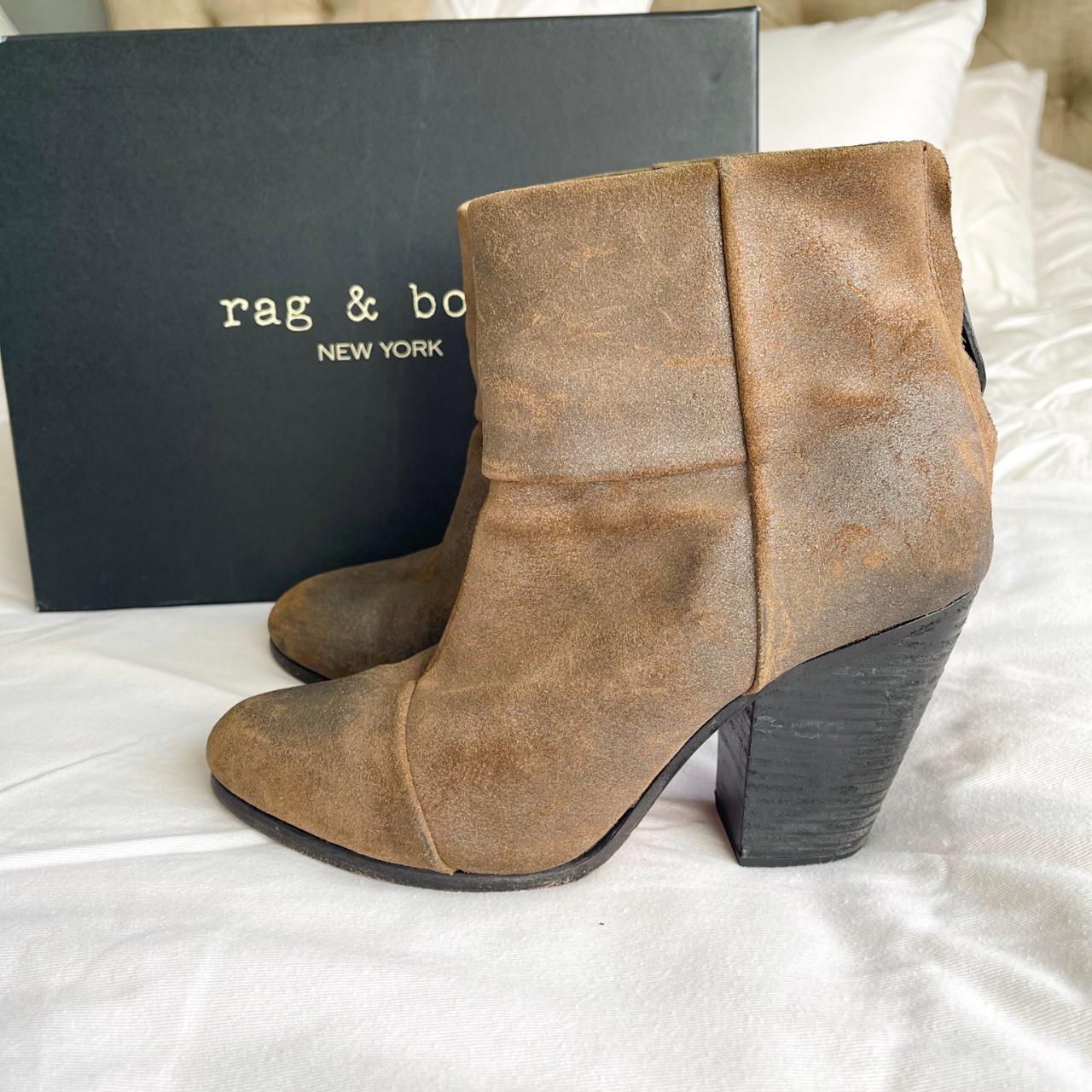 rag bone Classic Newbury Boot in Metal Taupe. Depop