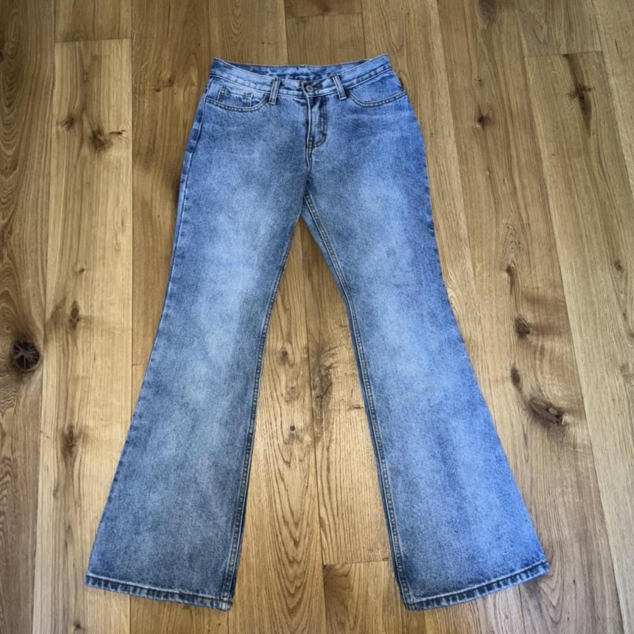 brandy melville “Quinn” jeans. low waisted bootcut... - Depop