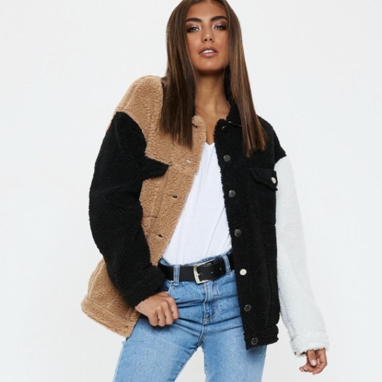 Missguided teddy bear jacket hotsell