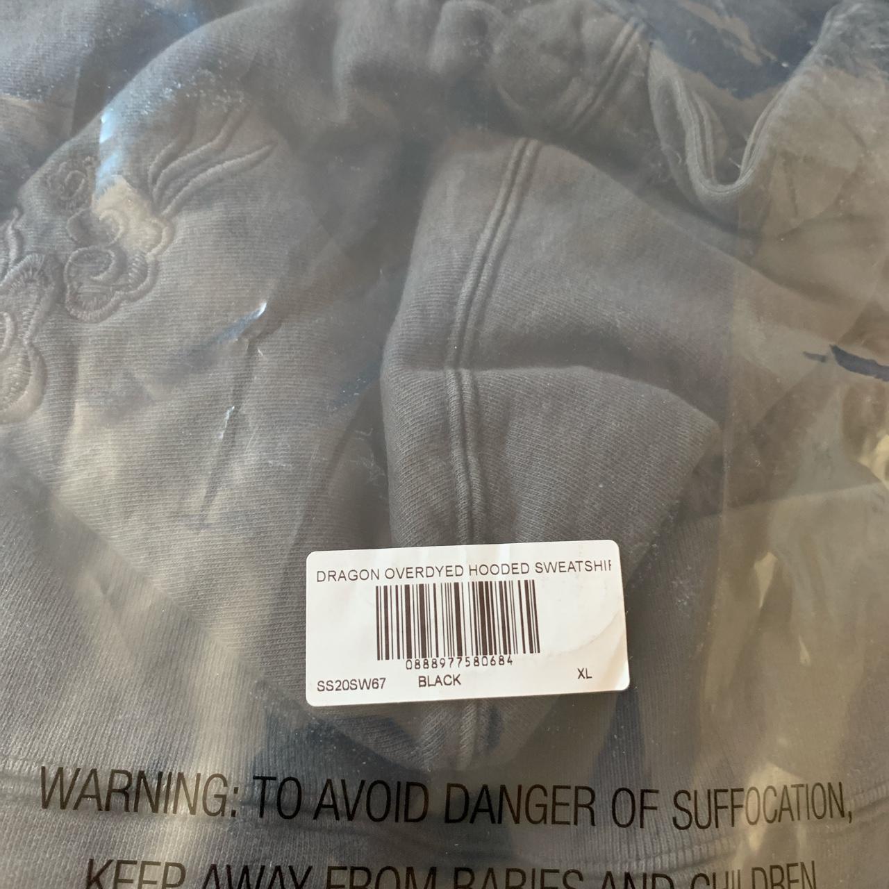 Supreme dragon overdyed online hooded sweatshirt