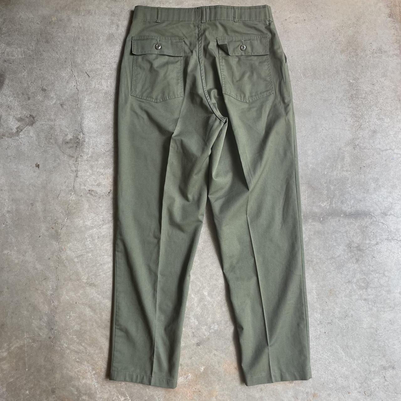 Beautiful pair of vintage army OG-507 fatigue pants... - Depop