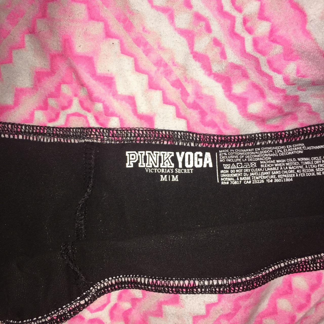 victoria secret pink yoga leggings. high waisted - Depop