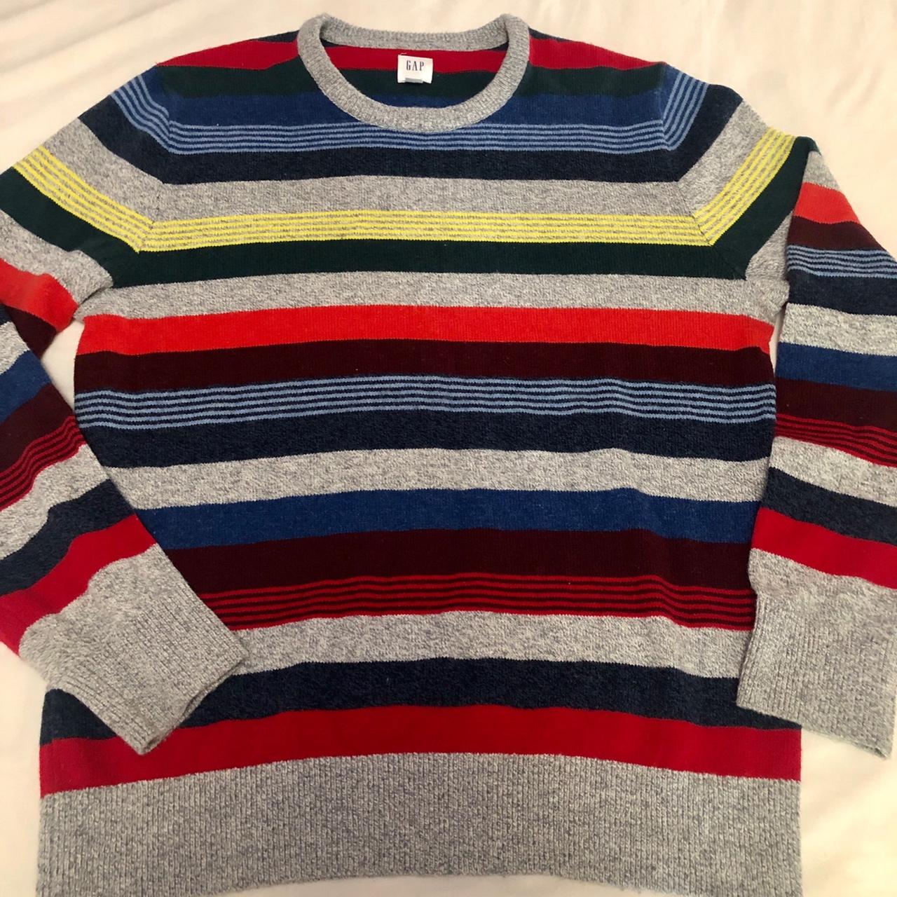 gap multi color sweater