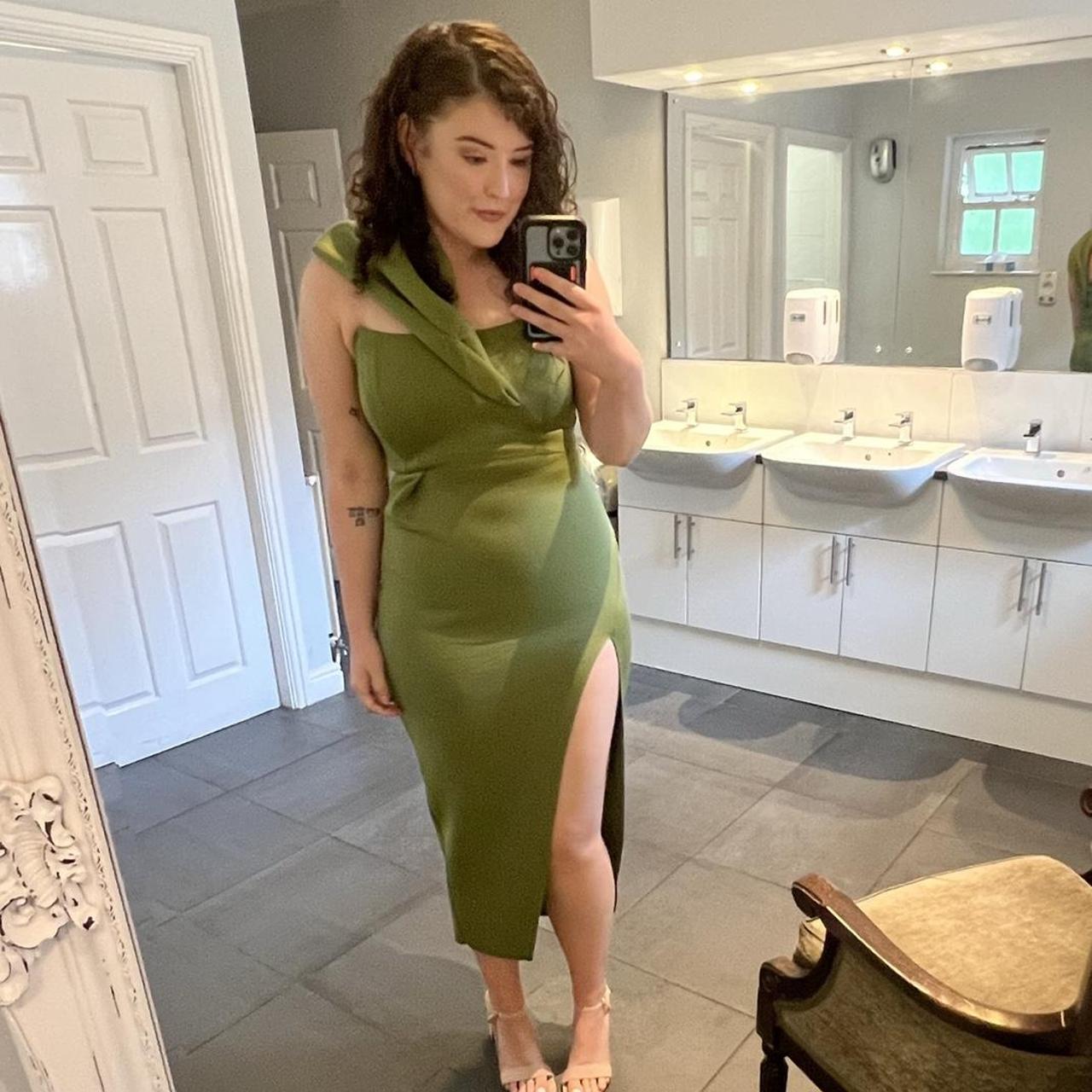 ASOS Women's Green Dress Depop