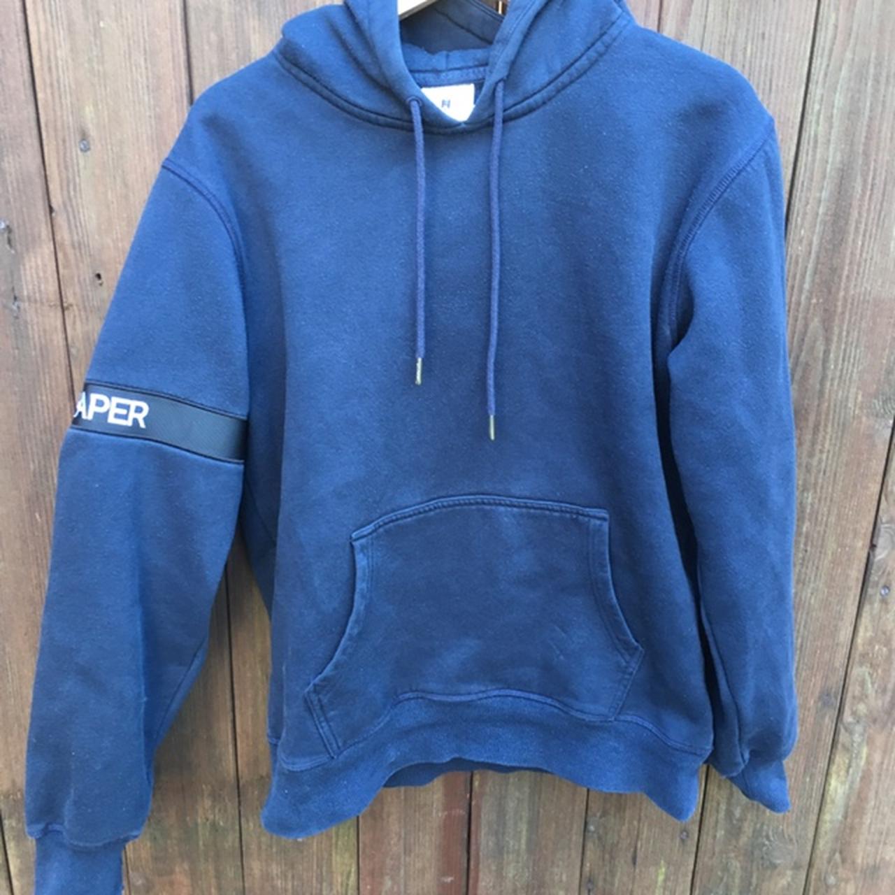 Daily paper discount hoodie captain blue