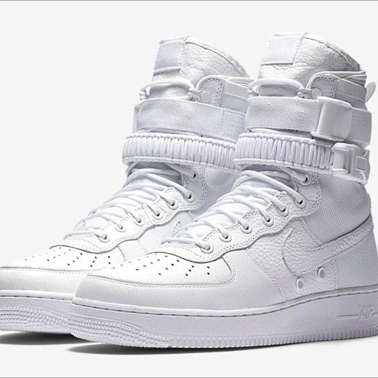 nike sf af1 white black