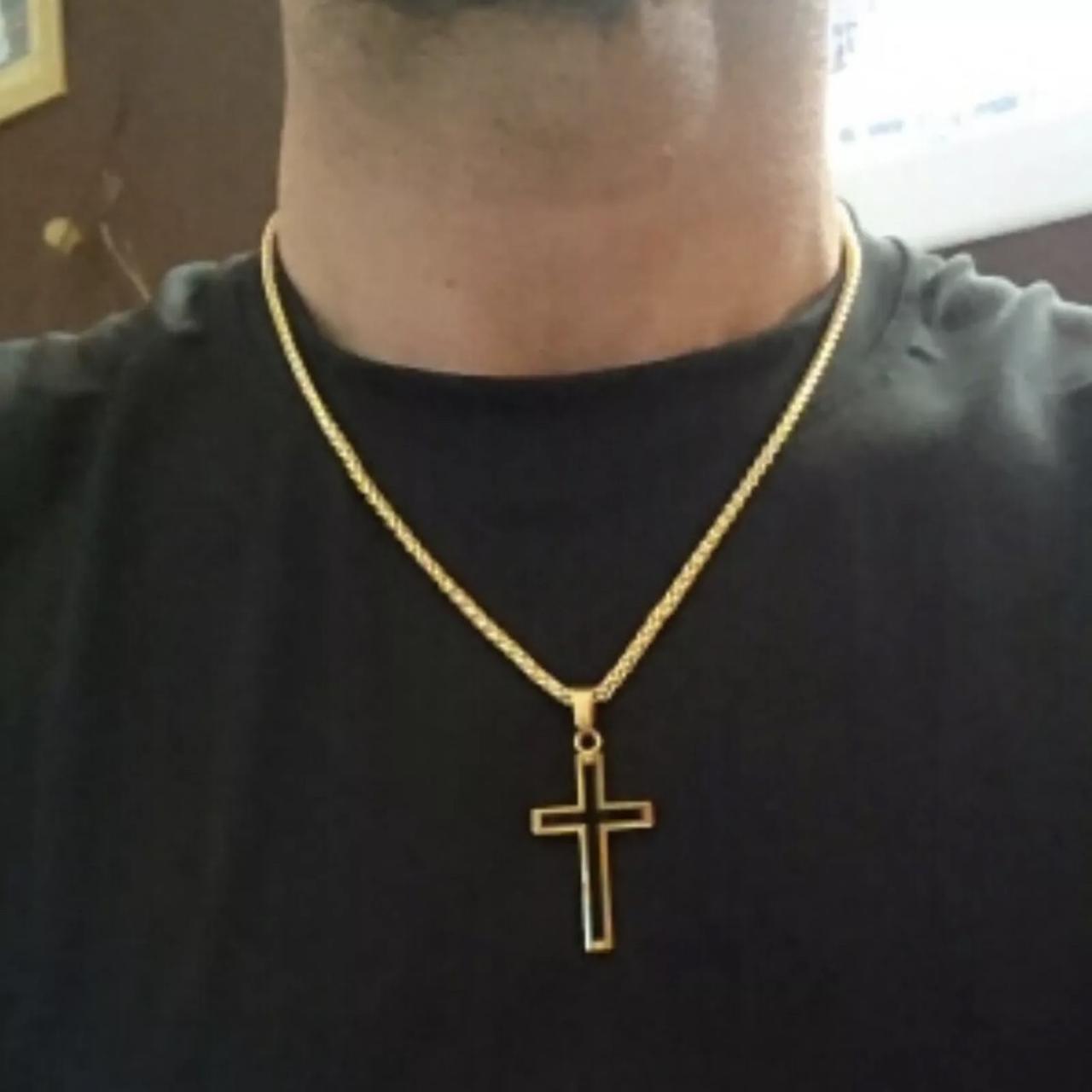 SOLID 14K GOLD Minimalist Cross Pendant for Women/cross Necklace Gold/cross  for Her/delicate 14K Gold Cross/gold Cross Pendant With Chain - Etsy