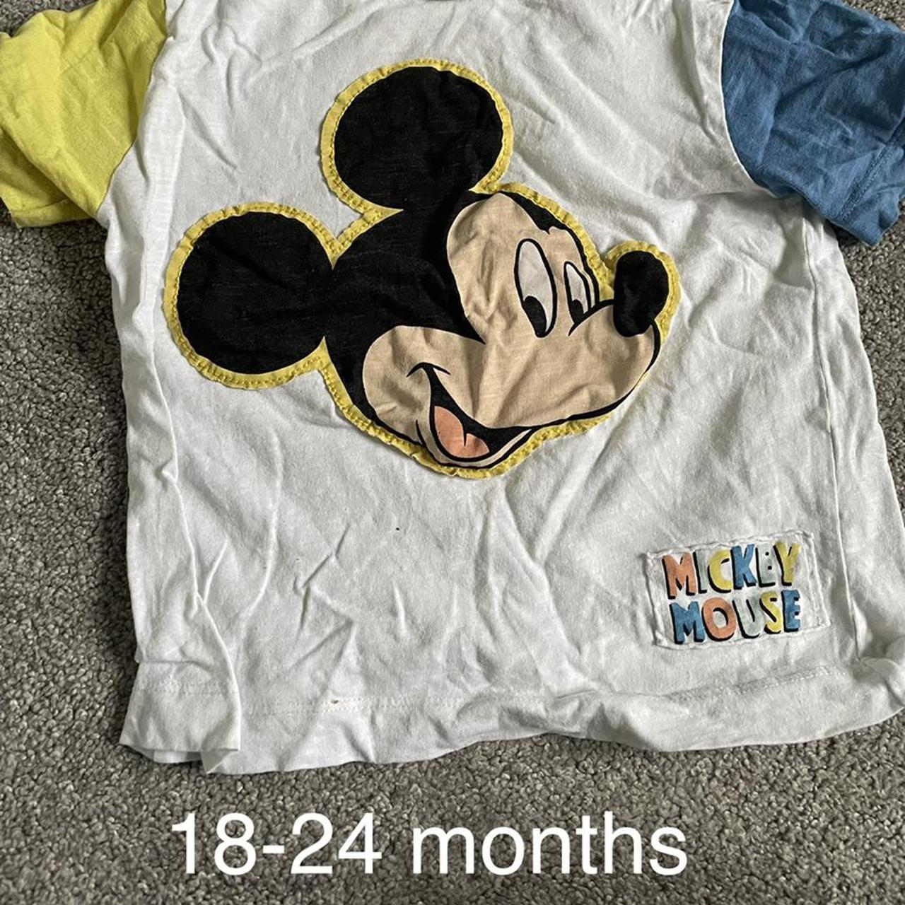 mickey mouse shirt 24 months