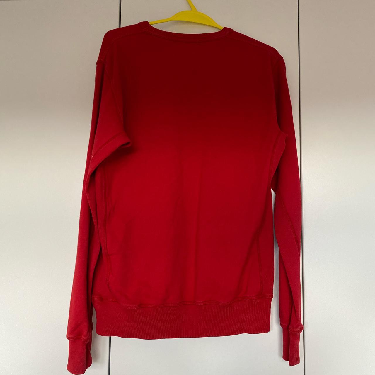 Stone Island Men's Red Sweatshirt | Depop