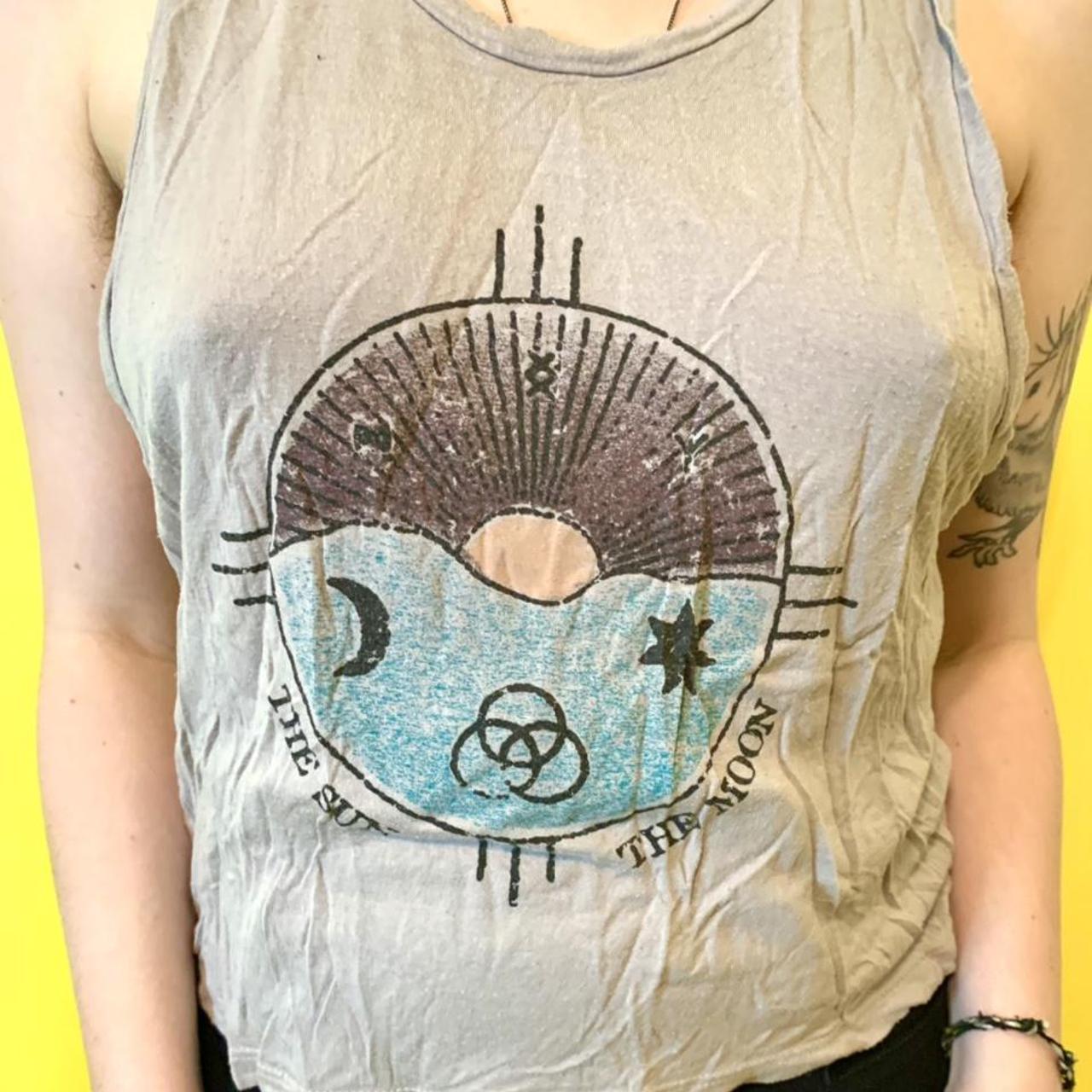 Sun and Moon Festival Tank Really cute flowy tank... Depop