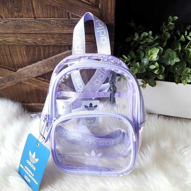 adidas clear mini backpack