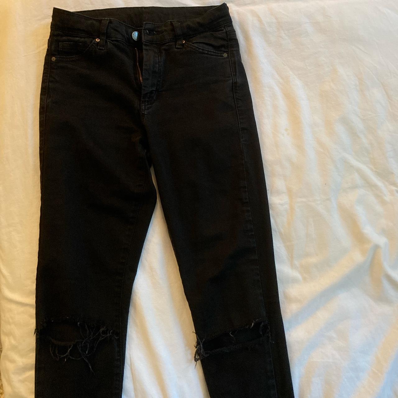 SUPER SEXY ripped black skinnies from TopShop... - Depop