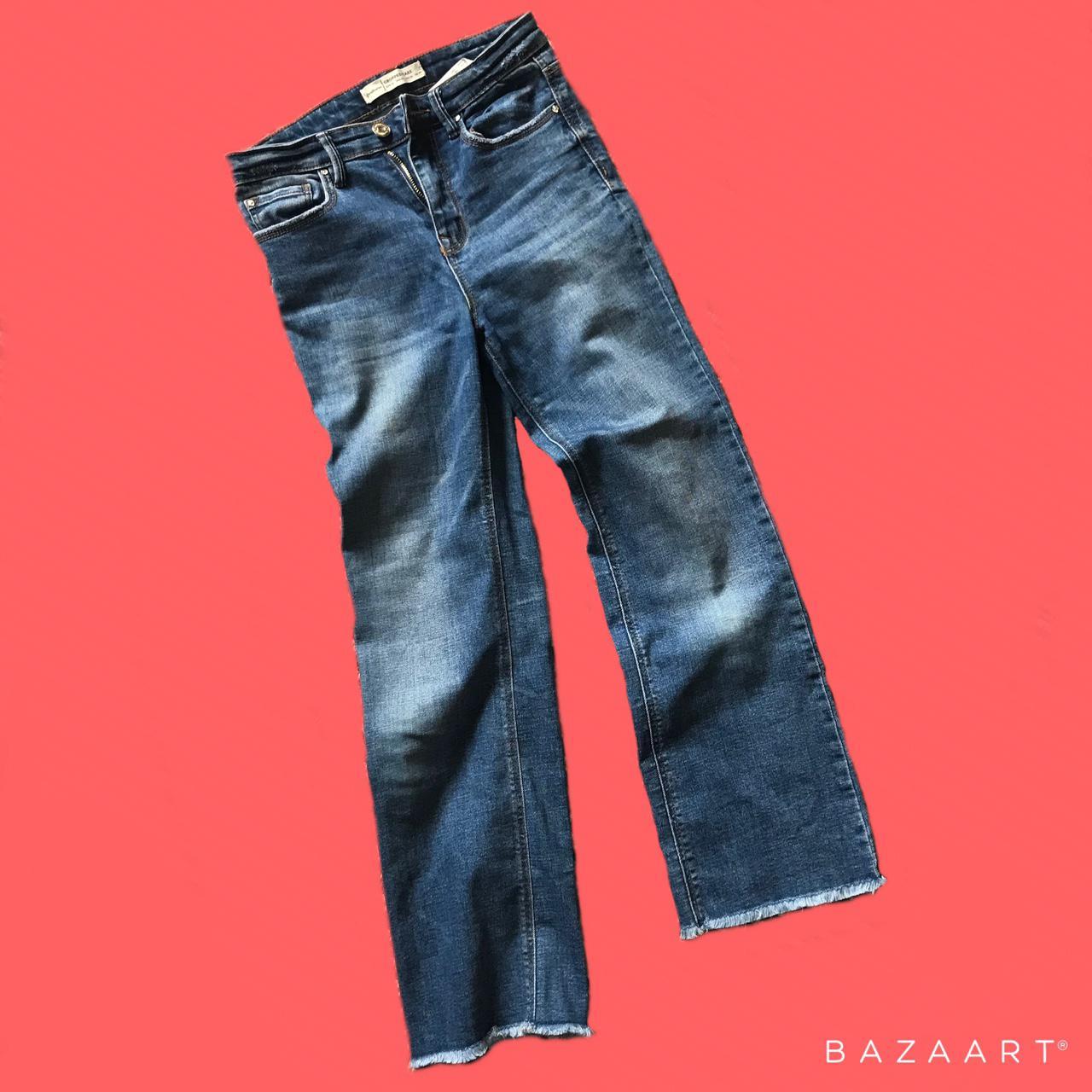 Women's Blue and Navy Jeans Depop