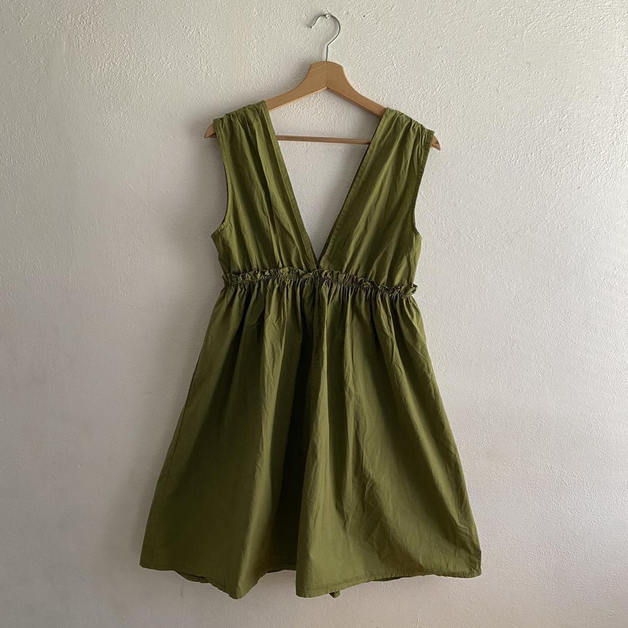 Mini dress con scollo a V Bellissimo, 100 % cotone... - Depop