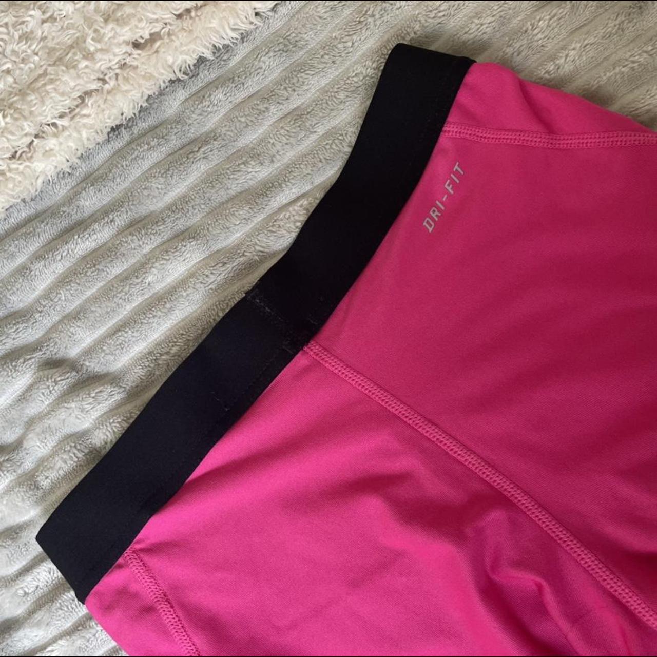 Nike pro pink shorts Size extra large girls, age... - Depop