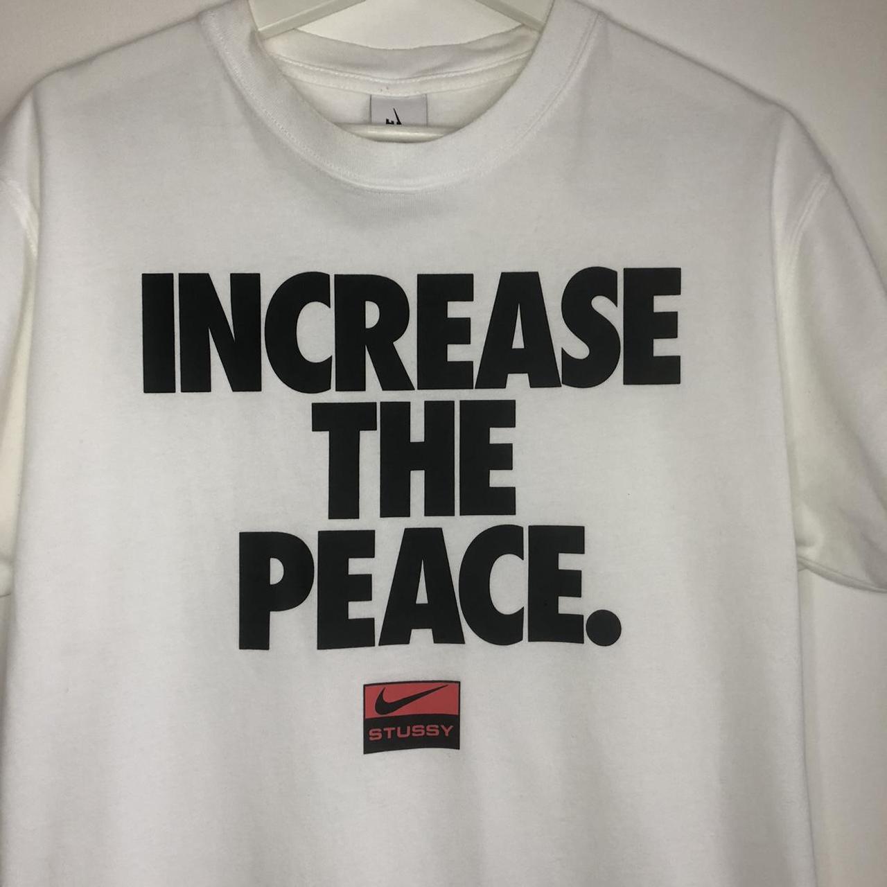 increase the peace stussy nike