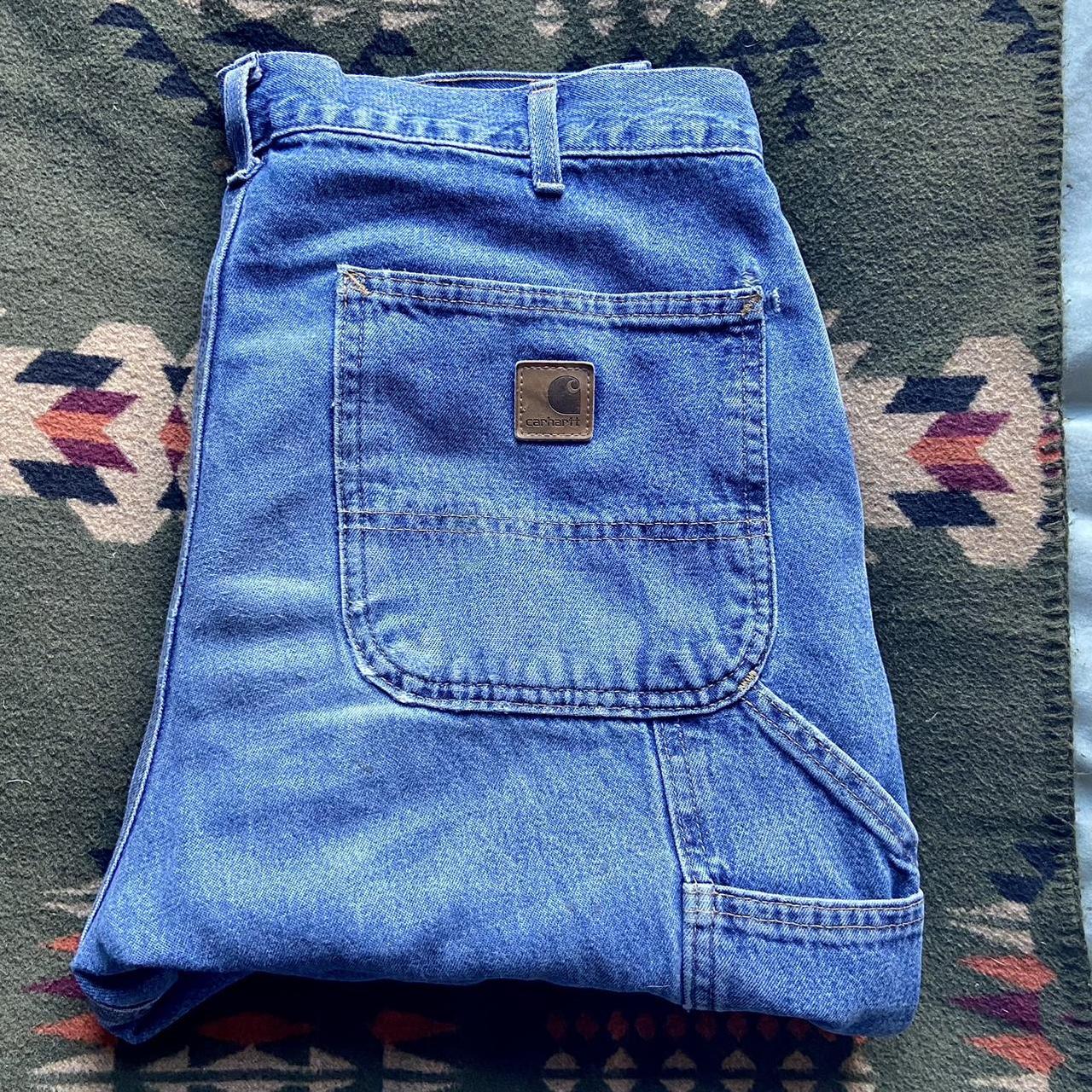CUSTOM Vintage Carhartt Carpenter jeans with... - Depop