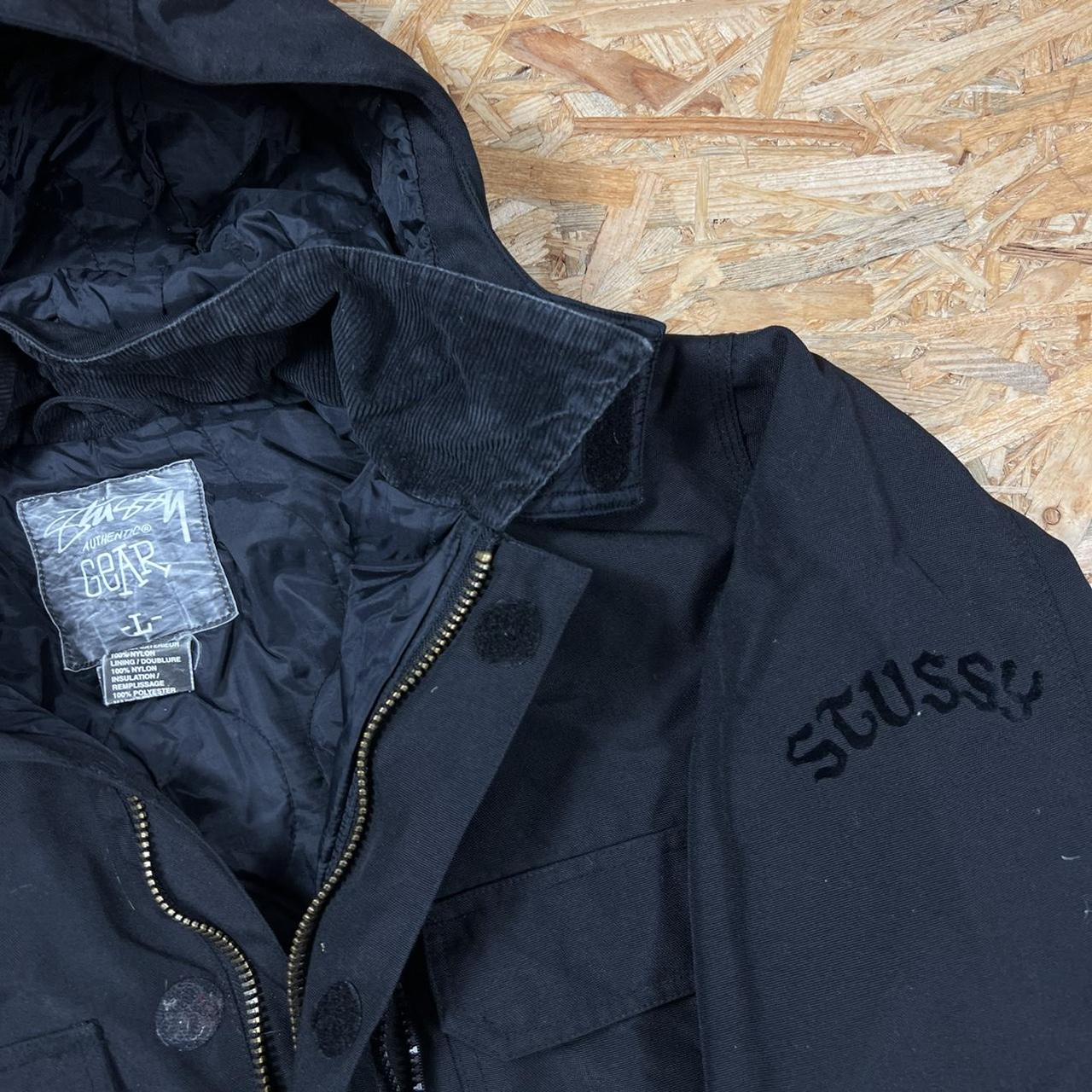 STUSSY VINTAGE PARKA JACKET SKATER Y2K 90S SPELLOUT... - Depop