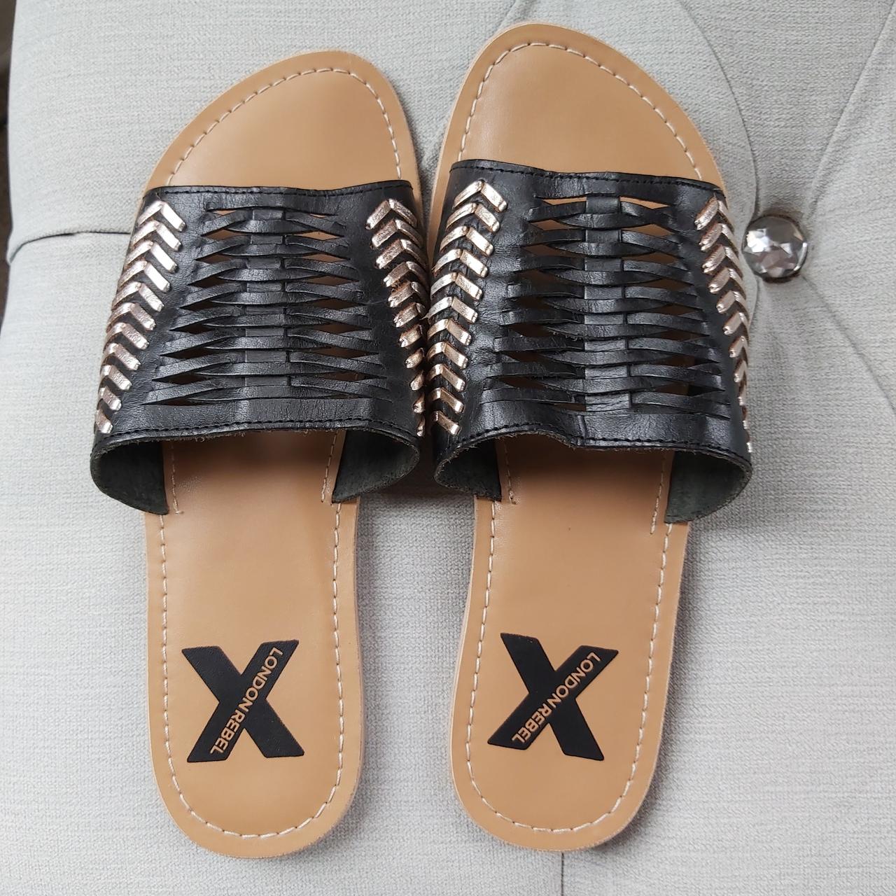 LONDON REBEL slide style sandals, UK size 5... Depop