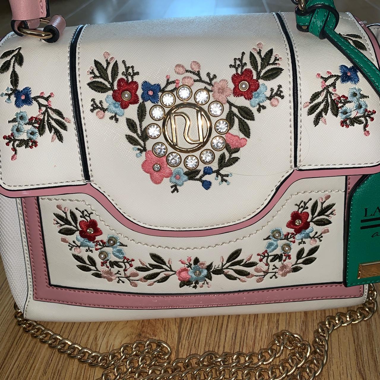 Coach grace bag with floral online embroidery