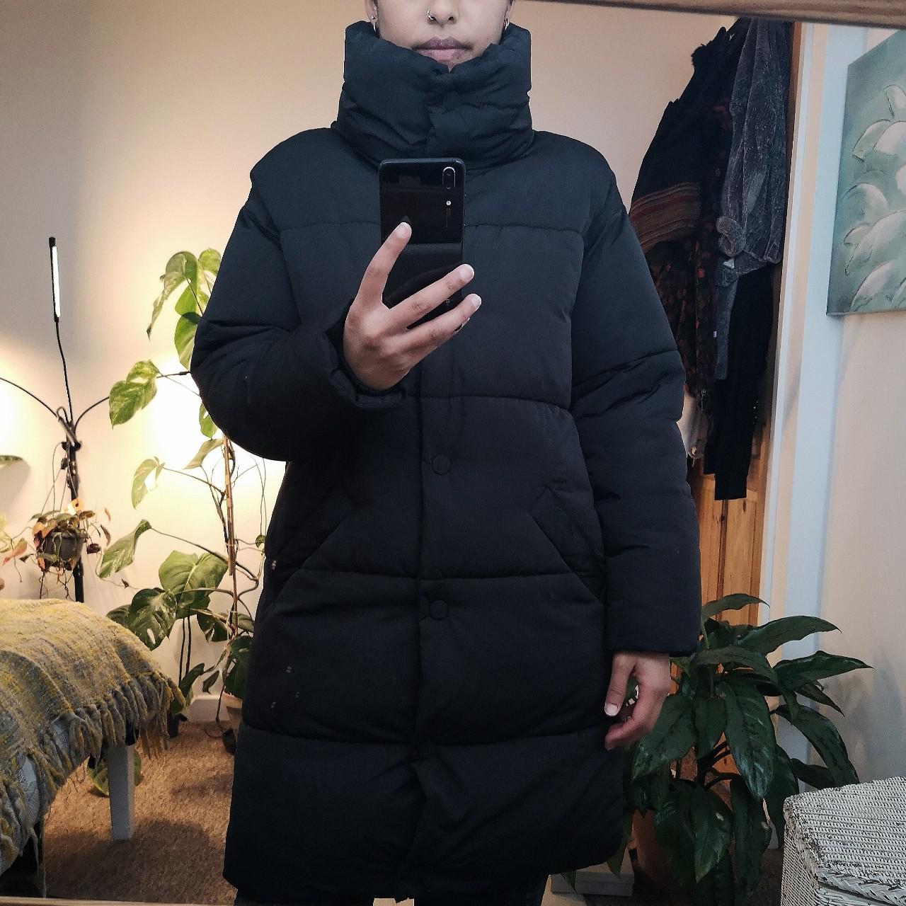 monki longline puffer jacket