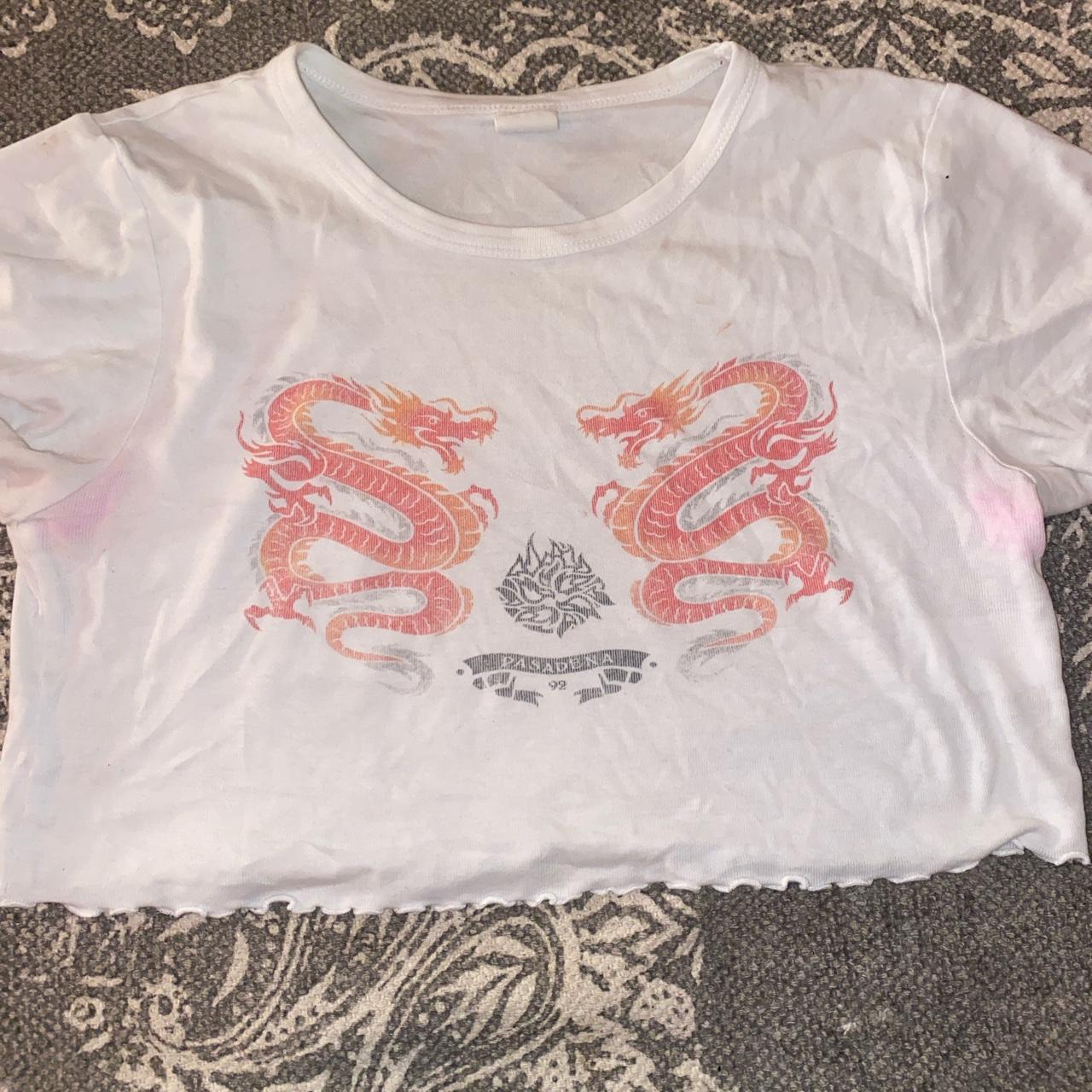urban outfitters dragon crop top