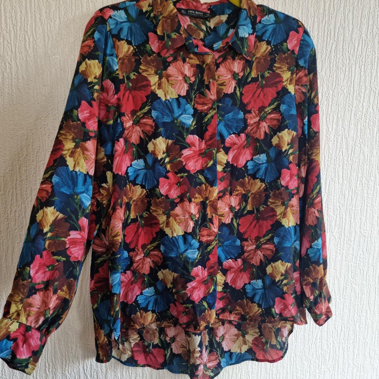 Zara best sale chiffon top