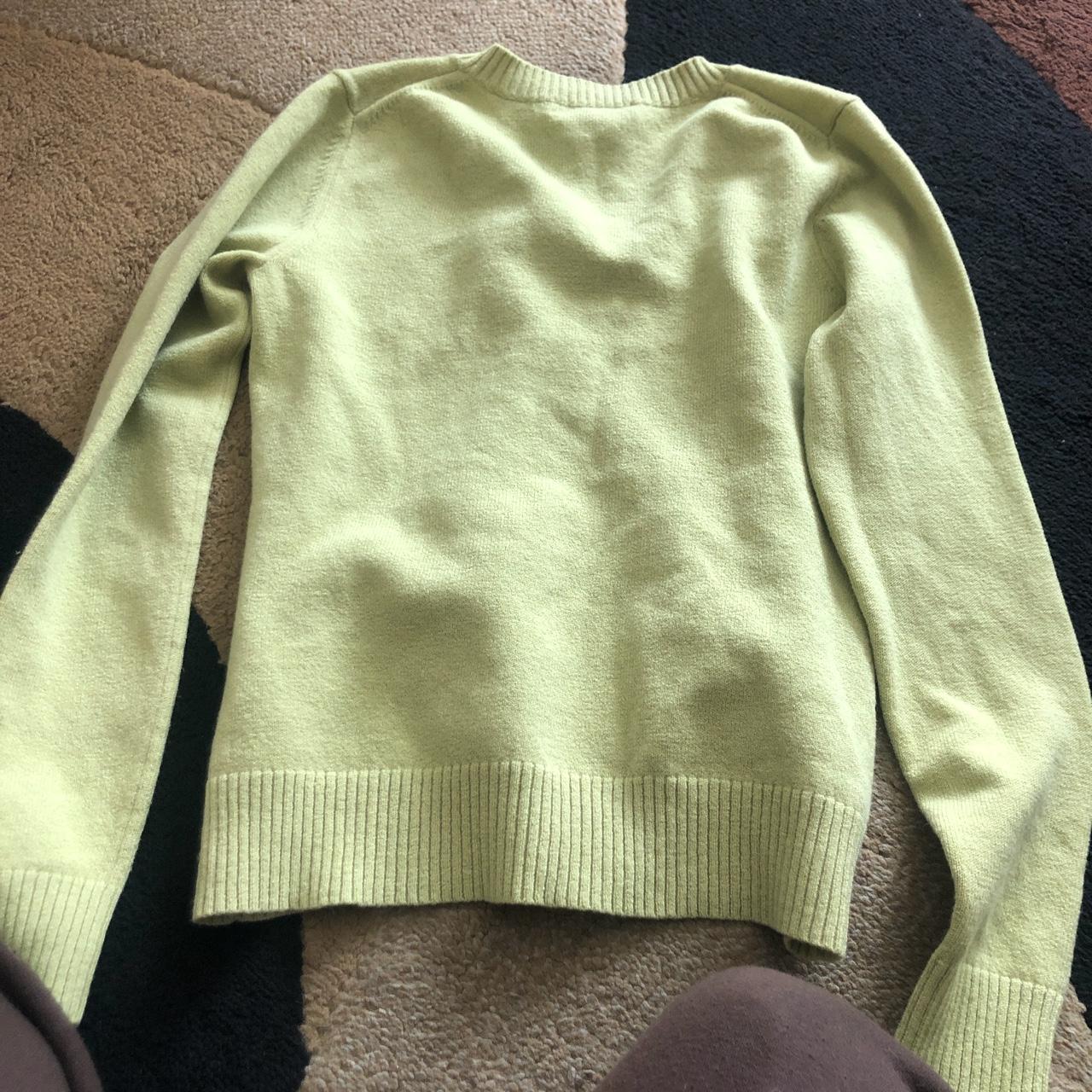 Banana Republic Women's Green Jumper | Depop