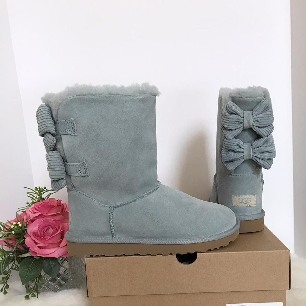 Ugg boots deals with corduroy bows