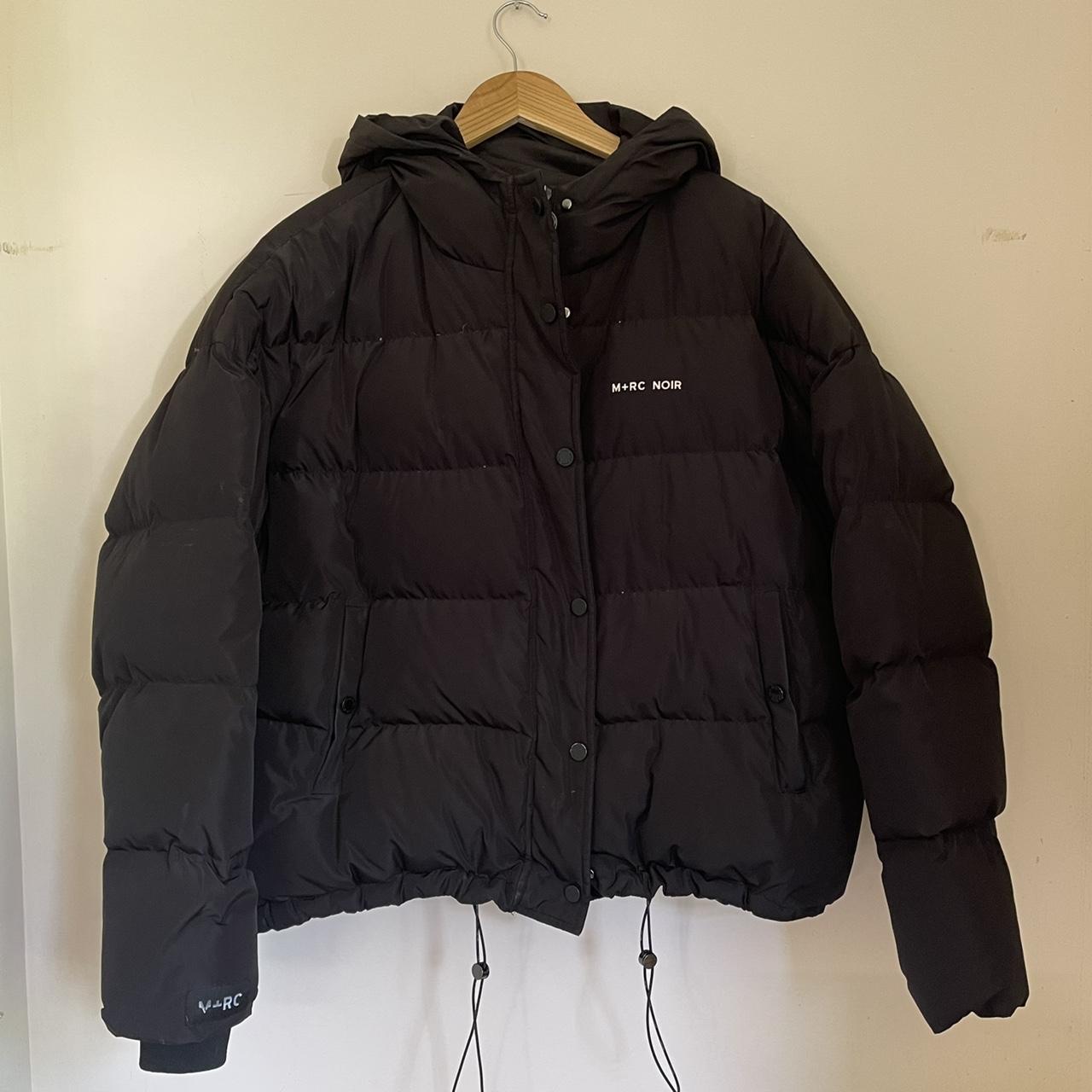 Black M+RC NOIR (Marche Noir) Distortion Down Puffer... - Depop