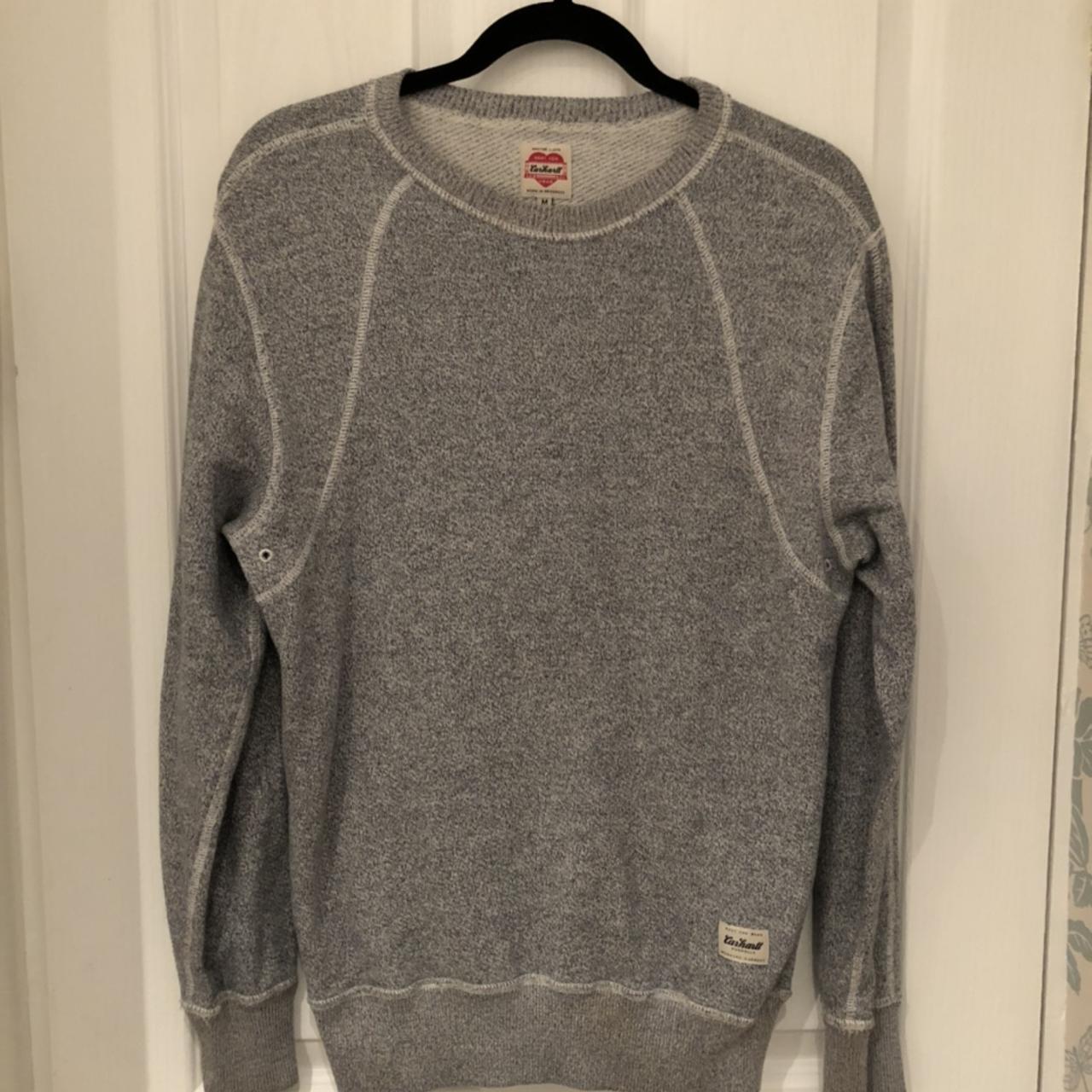 Carhartt Men's Grey Jumper | Depop