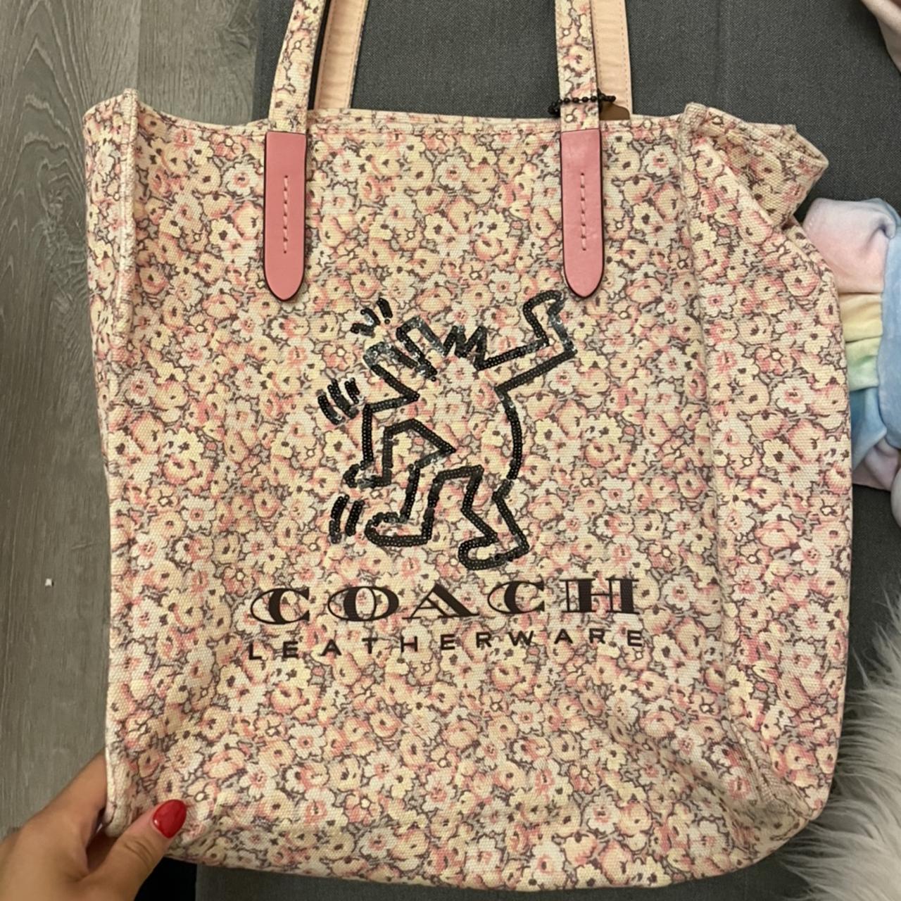 COACH Floral Purse in Pink