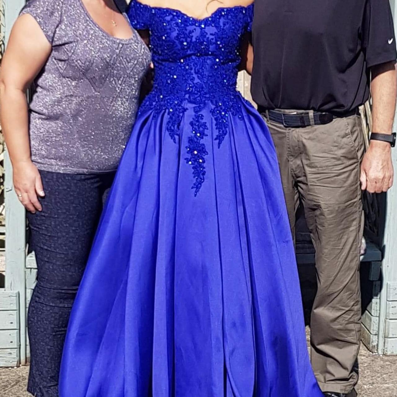 Stun royal blue debs dress bought for 550€ from debs... - Depop