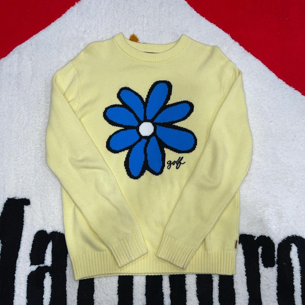 Authentic Golfwang Flower Jacquard sweater Size: | Depop
