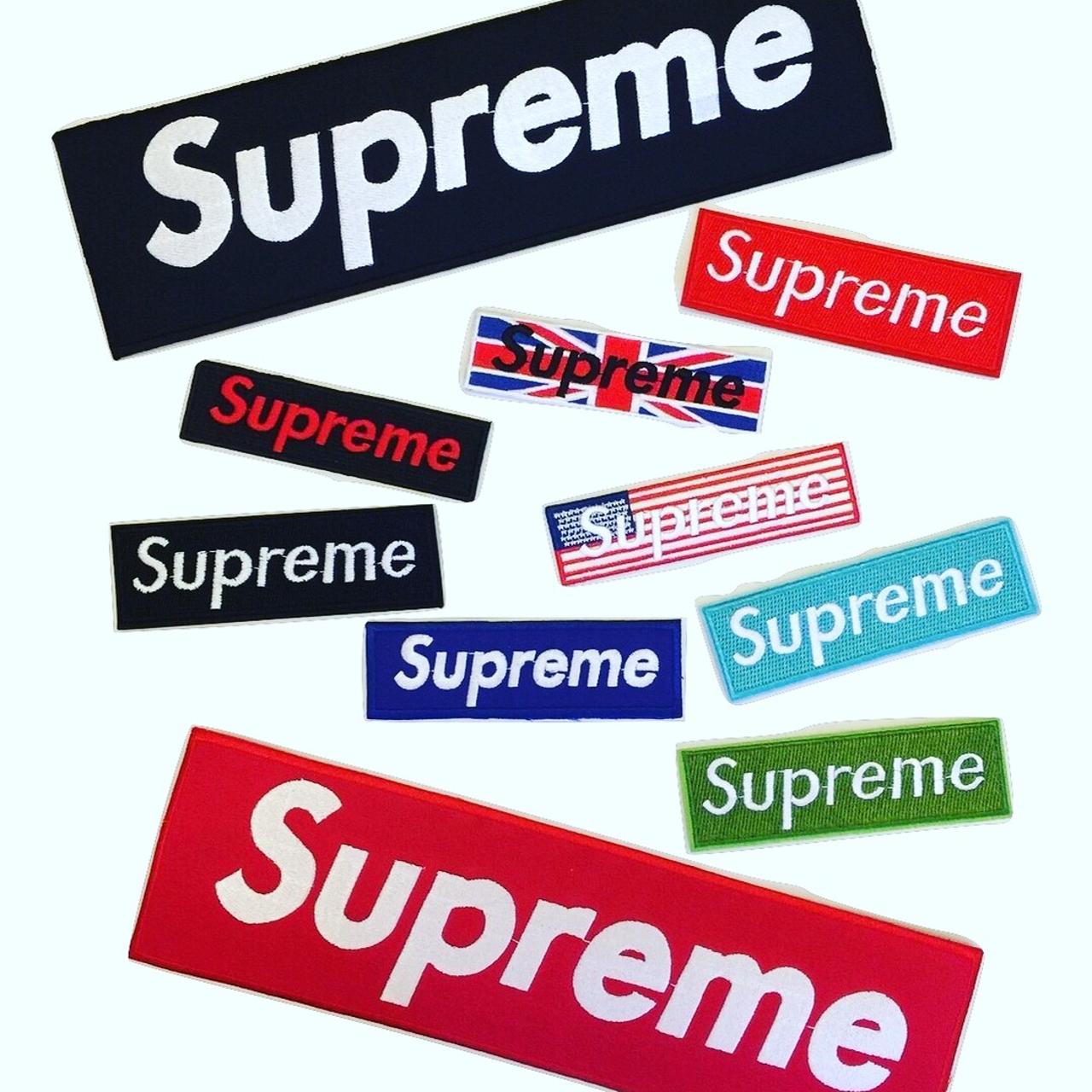 Supreme hotsell different logos