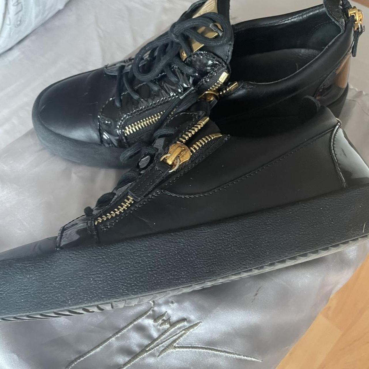 Giuseppe Zanotti Kriss Sneakers, black patent... - Depop