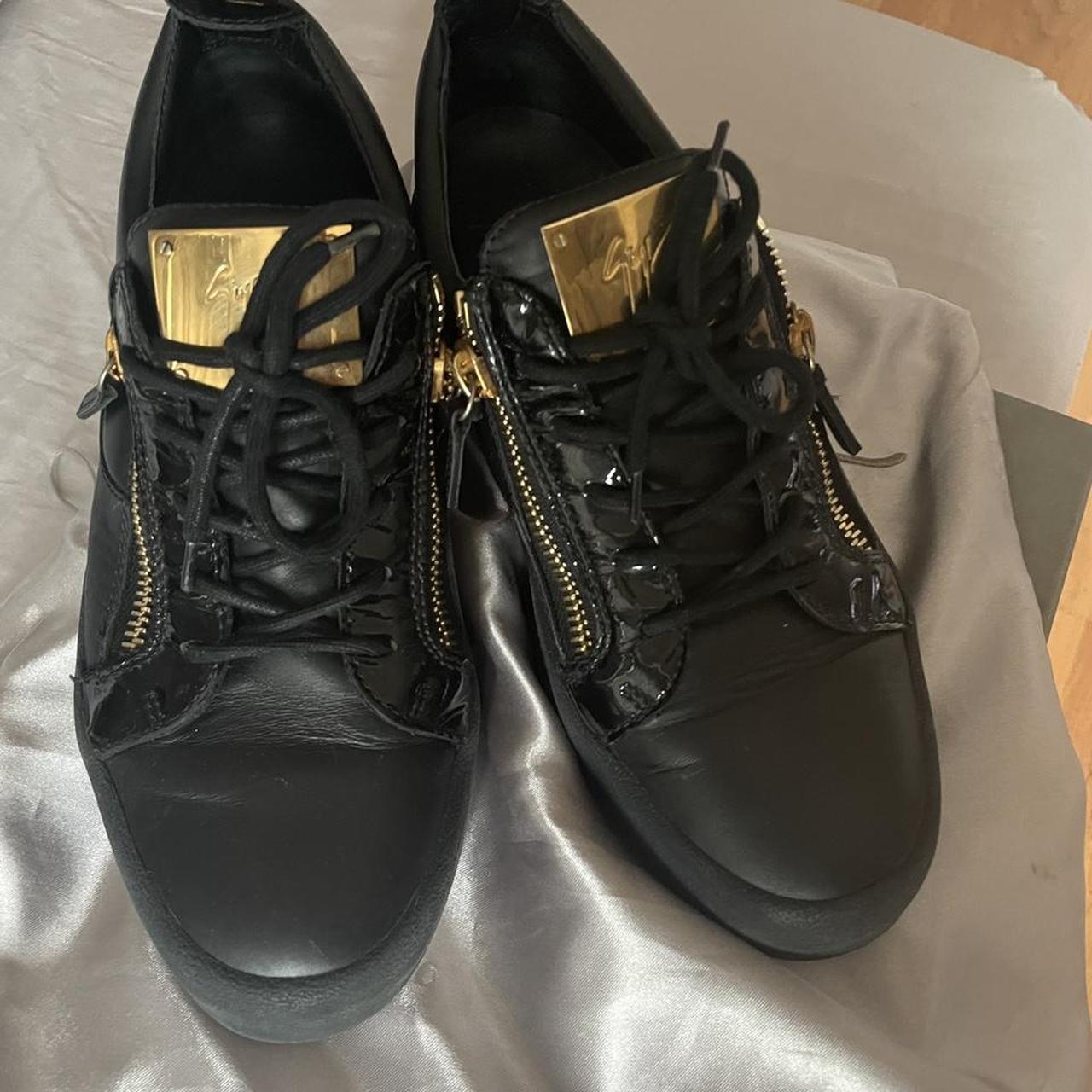 Giuseppe Zanotti Kriss Sneakers, black patent... - Depop